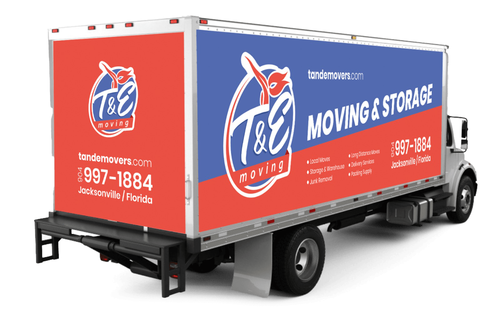 T&E Moving truck